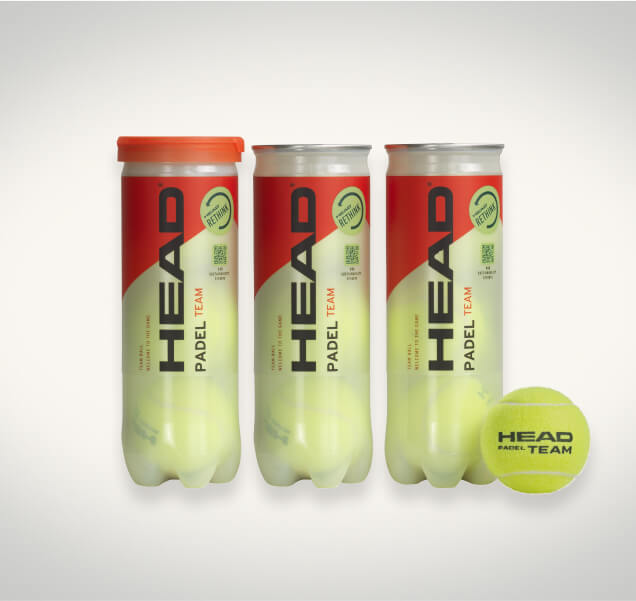 Pack de 3 tubes de 3 balles* Head
