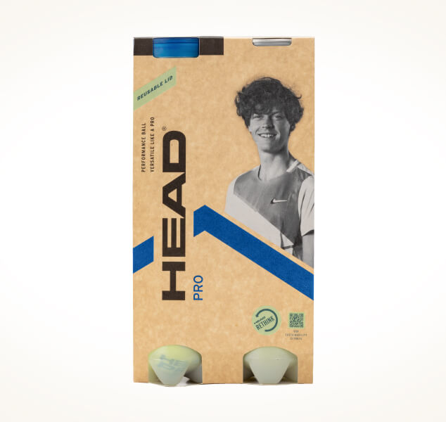 Pack de 2 tubes de 4 balles Head