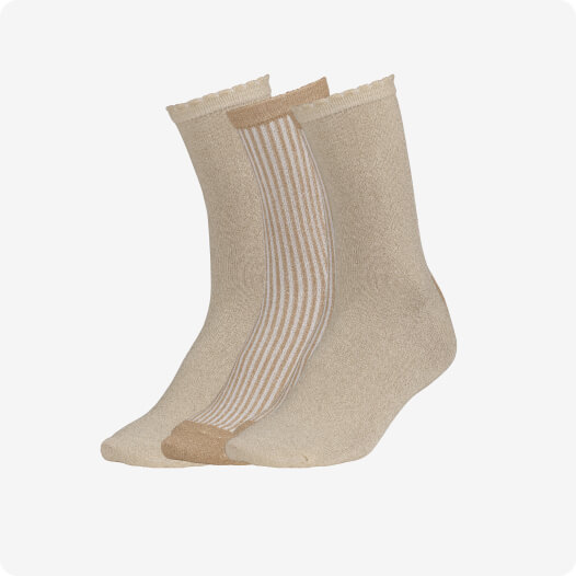 Lot de 3 paires de chaussettes Femme Pieces