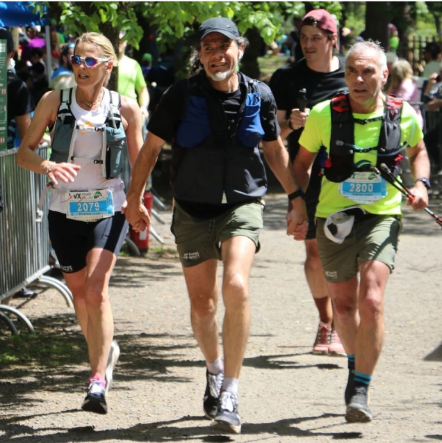 Des coureurs